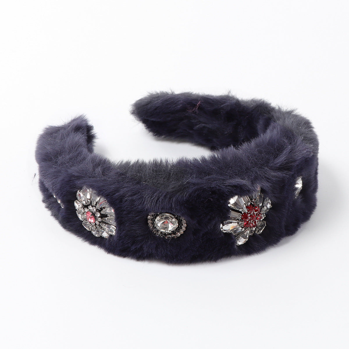 Wholesale Diamond Inlaid Plush Hair Bands